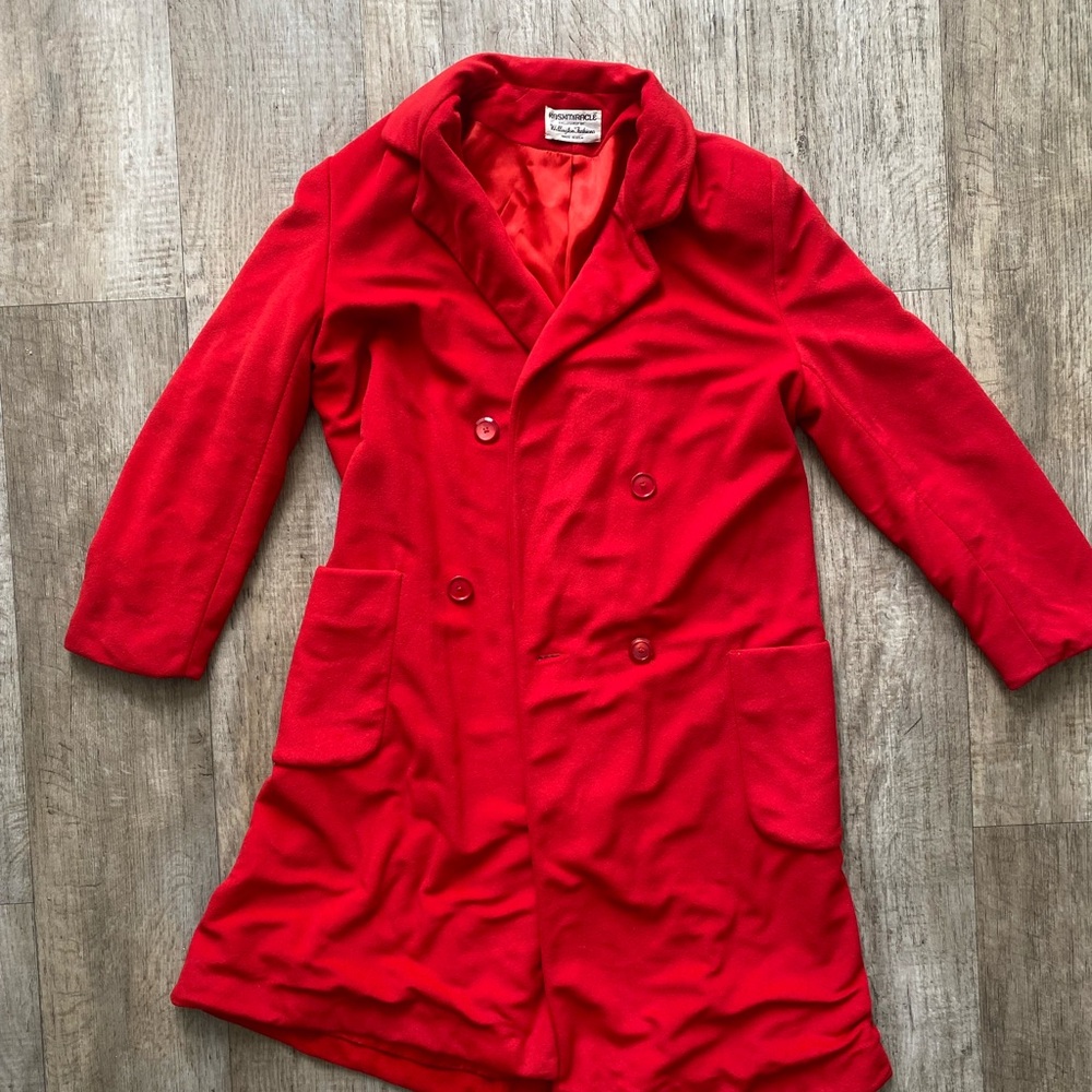 Vintage Kashmiracle Red Coat